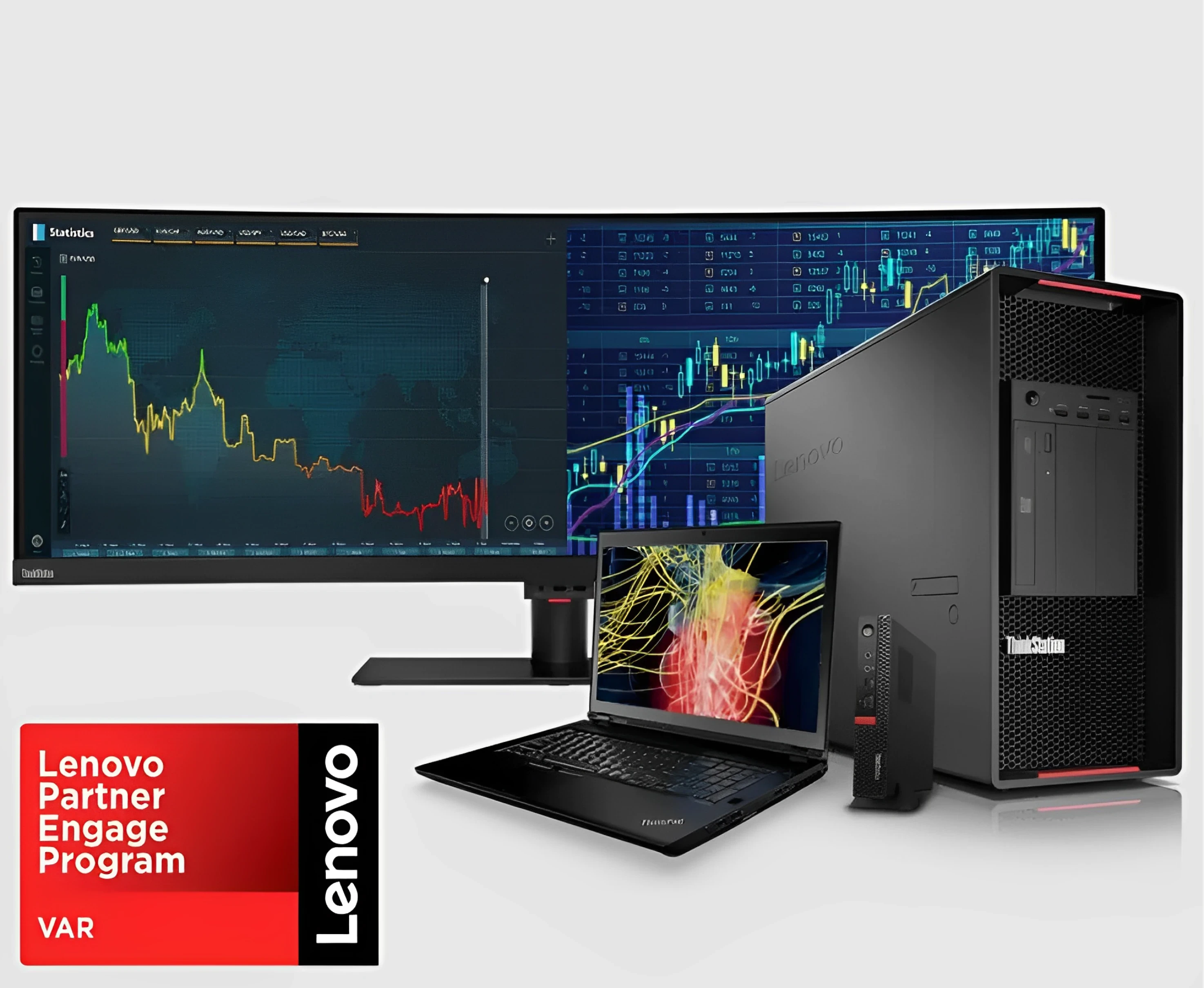 Modernização com <br /><strong>140 Lenovo Tiny-in-One</strong>
